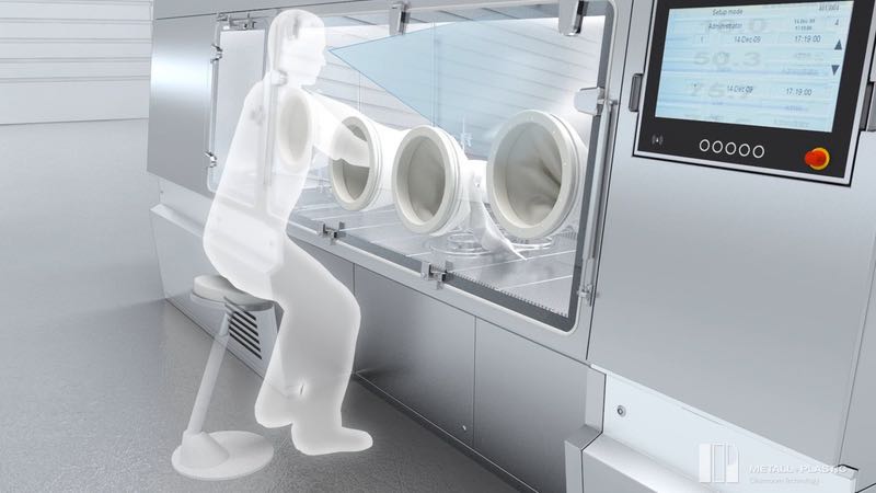 Stiso, the sterility test isolator by Metall+Plastics 