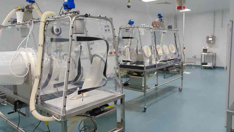 Cleanroom facility for ADC Bio built by WHP Engineering