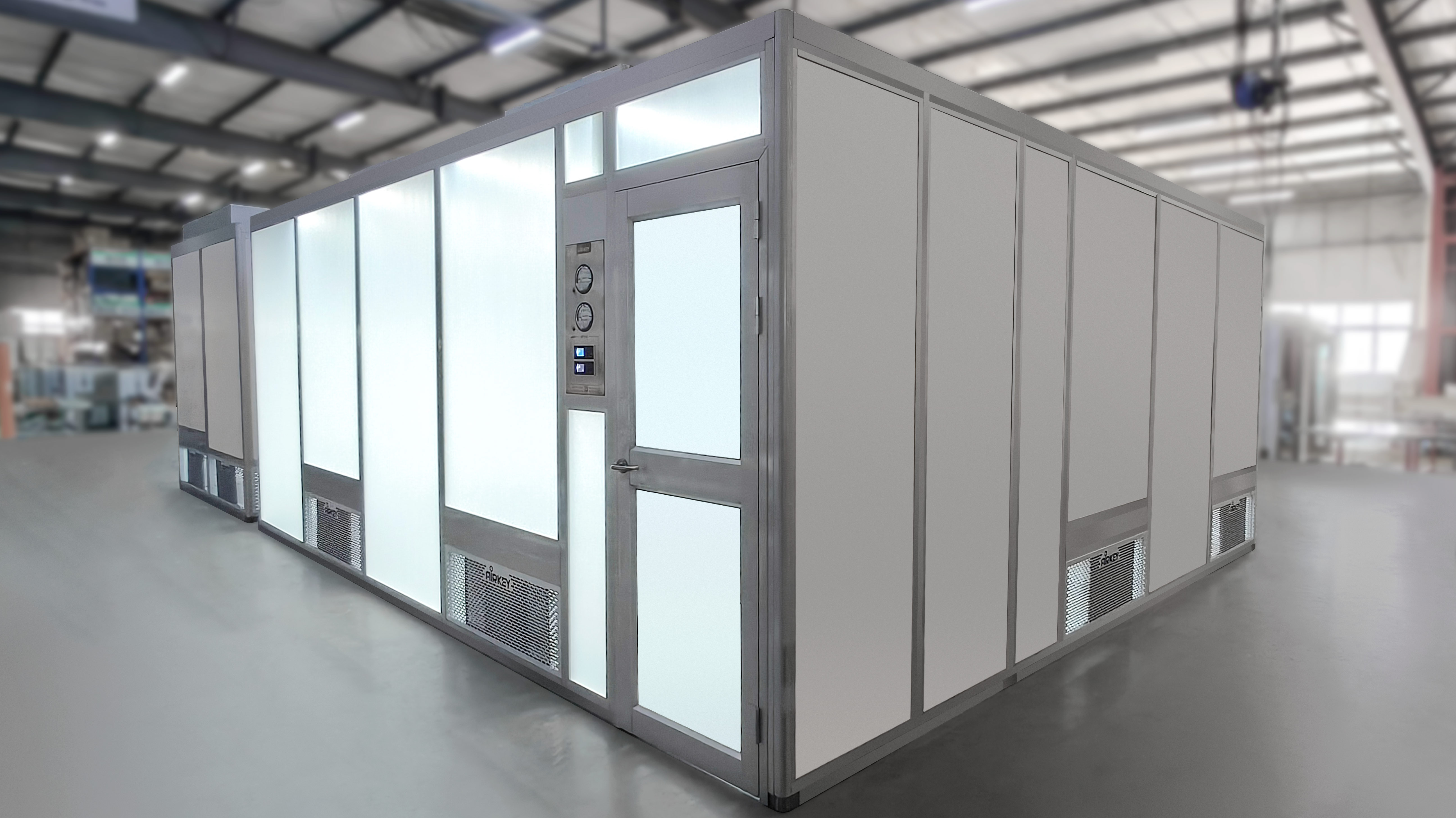 Airkey overcomes challenges, making 135-degree angled modular cleanroom