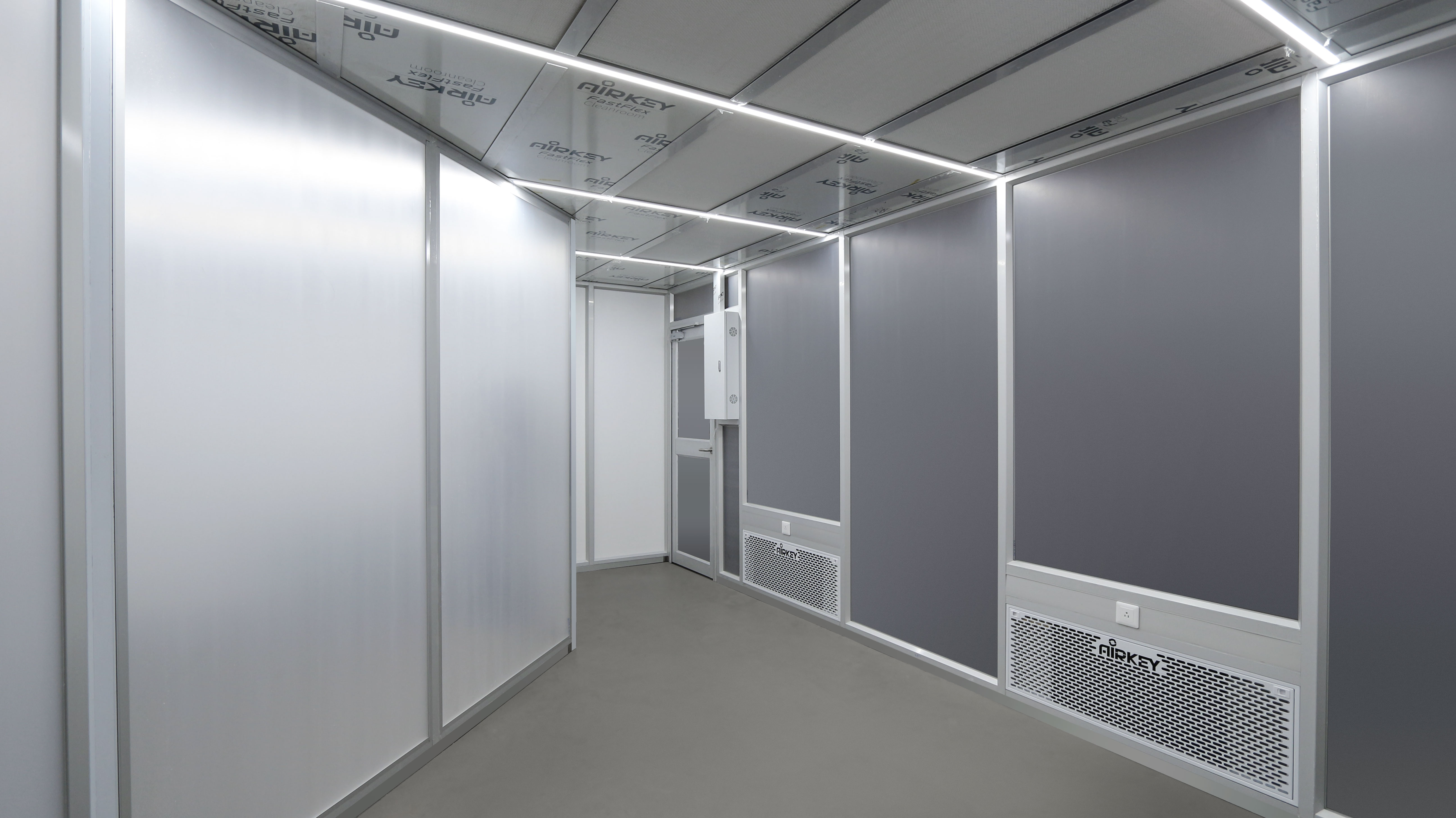 Airkey overcomes challenges, making 135-degree angled modular cleanroom
