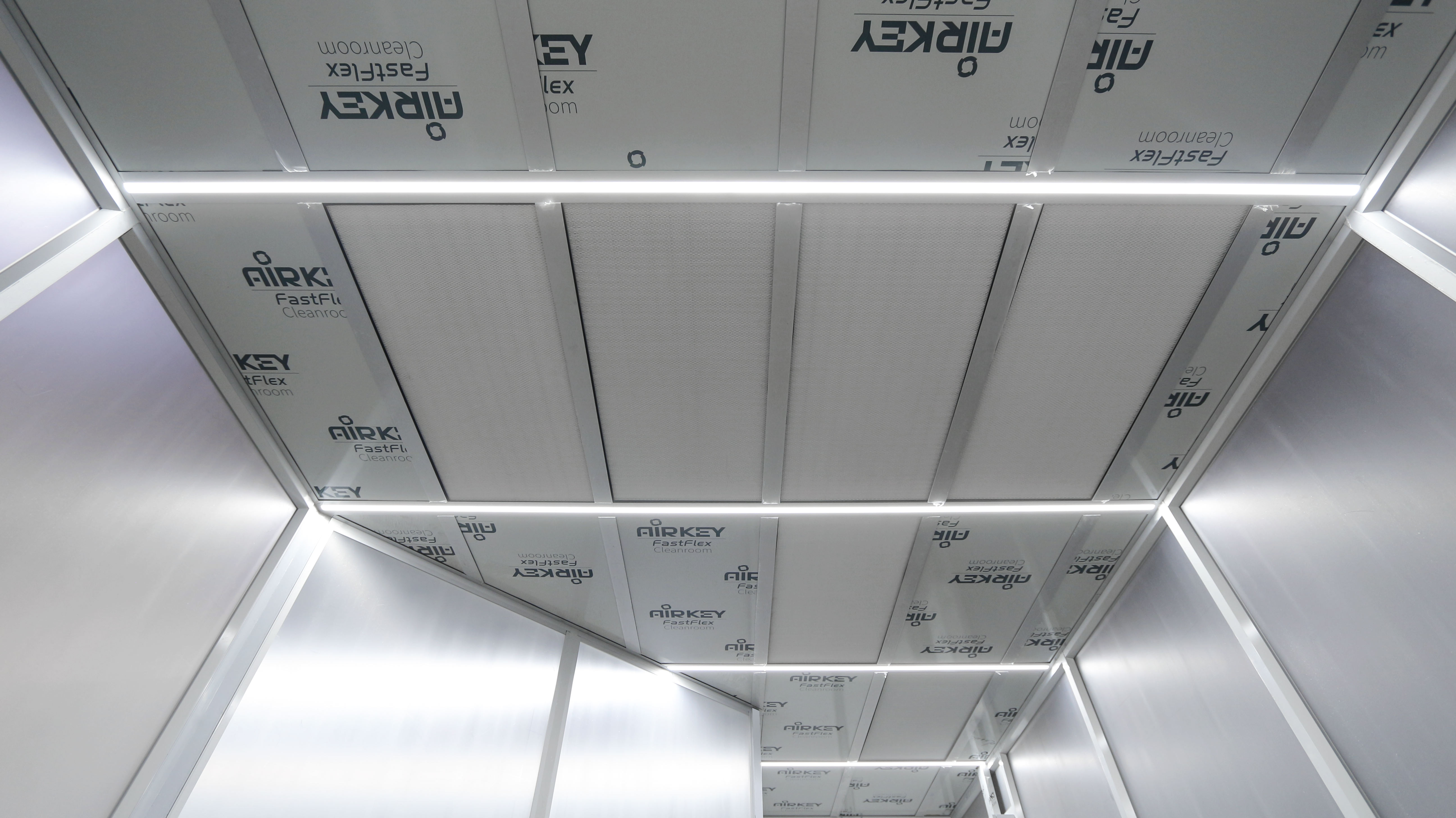 Airkey overcomes challenges, making 135-degree angled modular cleanroom