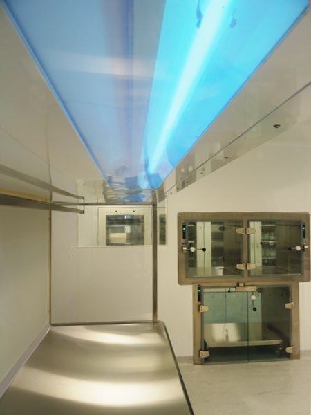 UVC HLAF disinfection in operation