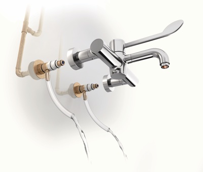 The Markwik 21+ range is over 85% brass and reduces polymer content by 66%. Waterways are also reduced in size, reducing the amount of water left in the tap by 34%