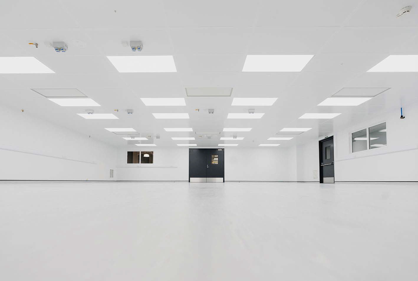 Cleanroom case study: a cleanroom on a mezzanine