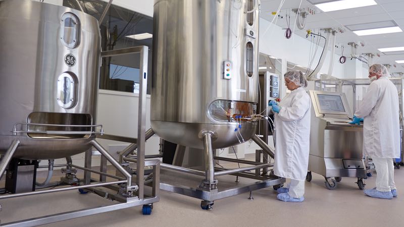 KUBio is designed to accommodate up to four 2,000 litre single-use bioreactors