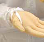 Operators prefer thumb loops to hold the sleeves in place