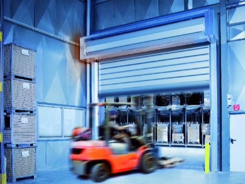 Efaflex – door opening speeds of 2 metres per second