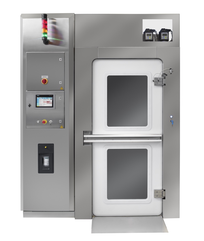 The STERIS VHP DC-A, atmospheric pass-through chamber for material transfer