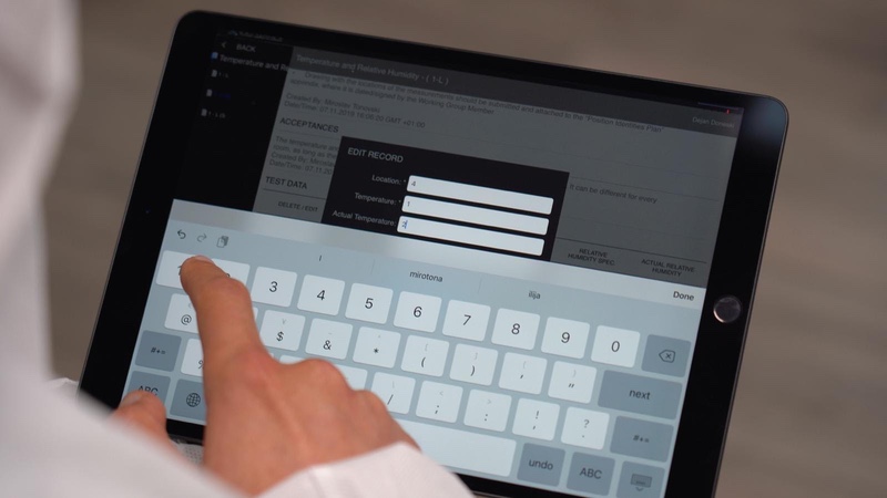 Going paperless for cleanroom qualification
