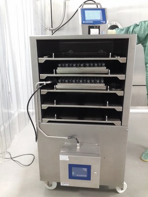 Engineering study for mobile Lyophilisation Loading CART to verify correct location with scientific data