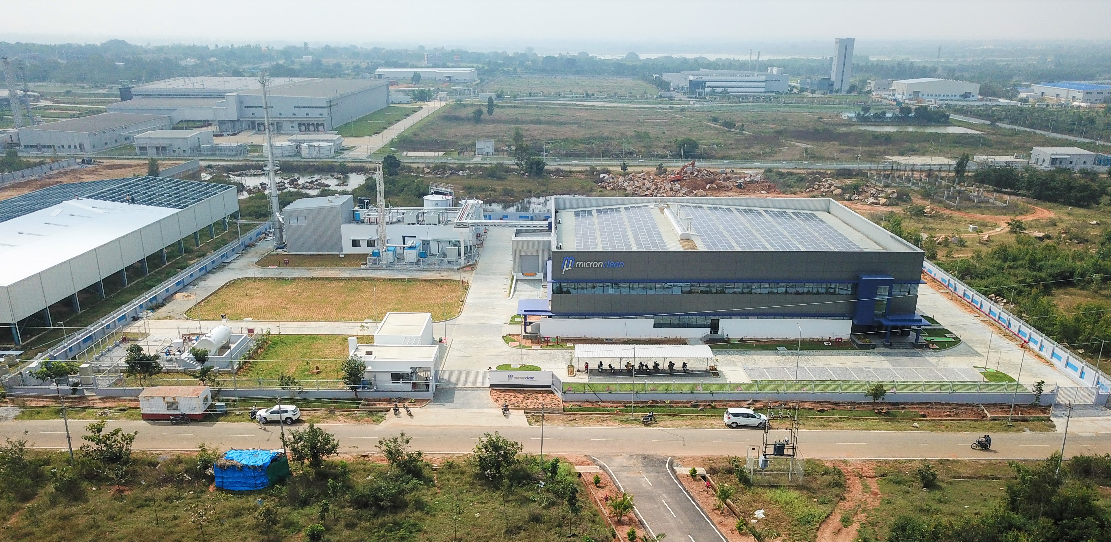 Micronclean India site aerial