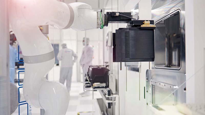 Wafer processing at Infineon