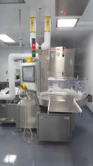 Automatic vial washer in PDS Suite 2