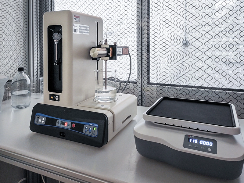 Gekatex in-house Liquid Particle Count capability