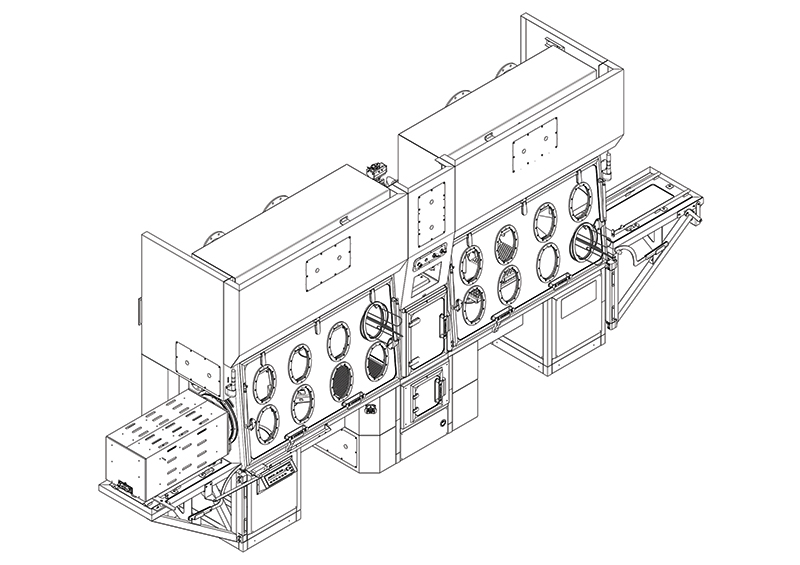 Modular incubation system FlexyCult coupled with isolator technology
