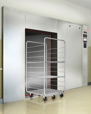 Pass-through autoclaves