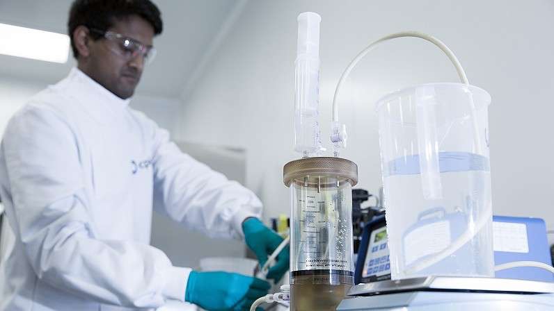 The Nanofacturing project has developed clinically compliant and sustainable manufacturing processes for taking products through to pre-commercial manufacture. Photo credit CPI
