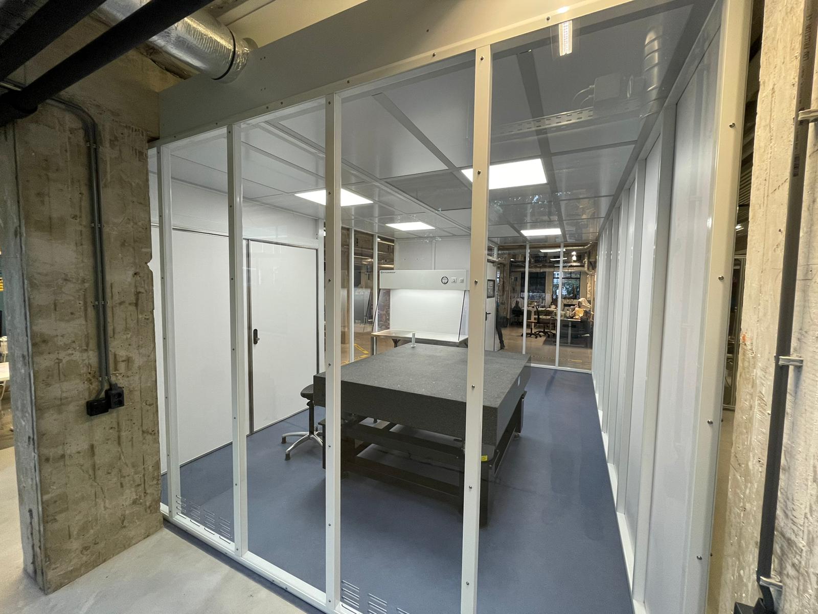 ProCleanroom builds Class 7 hardwall cleanroom with integrated Class 5 crossflow unit 