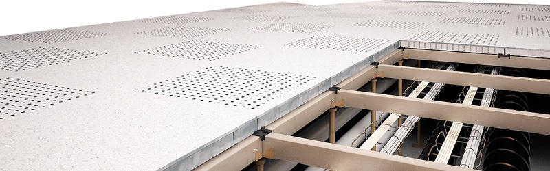 The cleanroom is equipped with raised flooring
