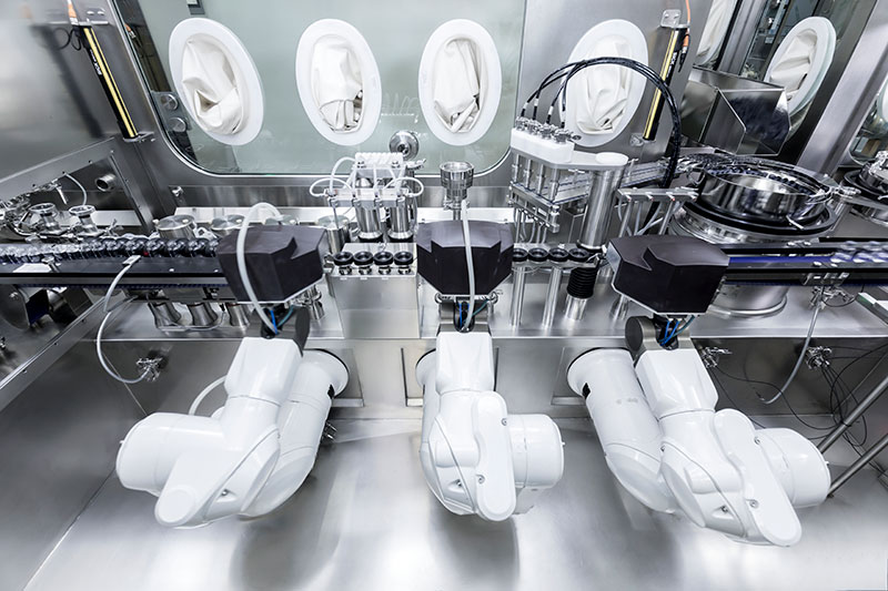 Figure 2. Steriline's robotic filling machine