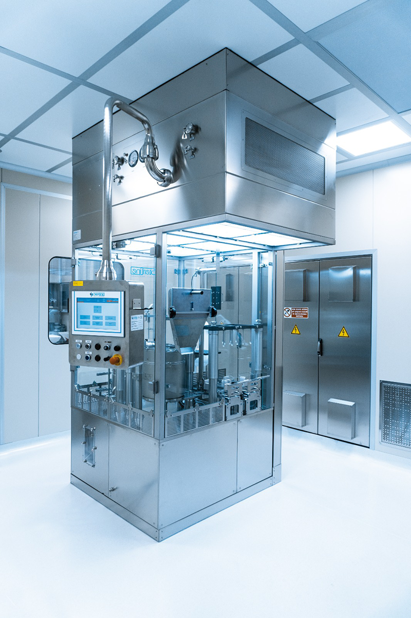 Steriline’s robotic nest-filling machine