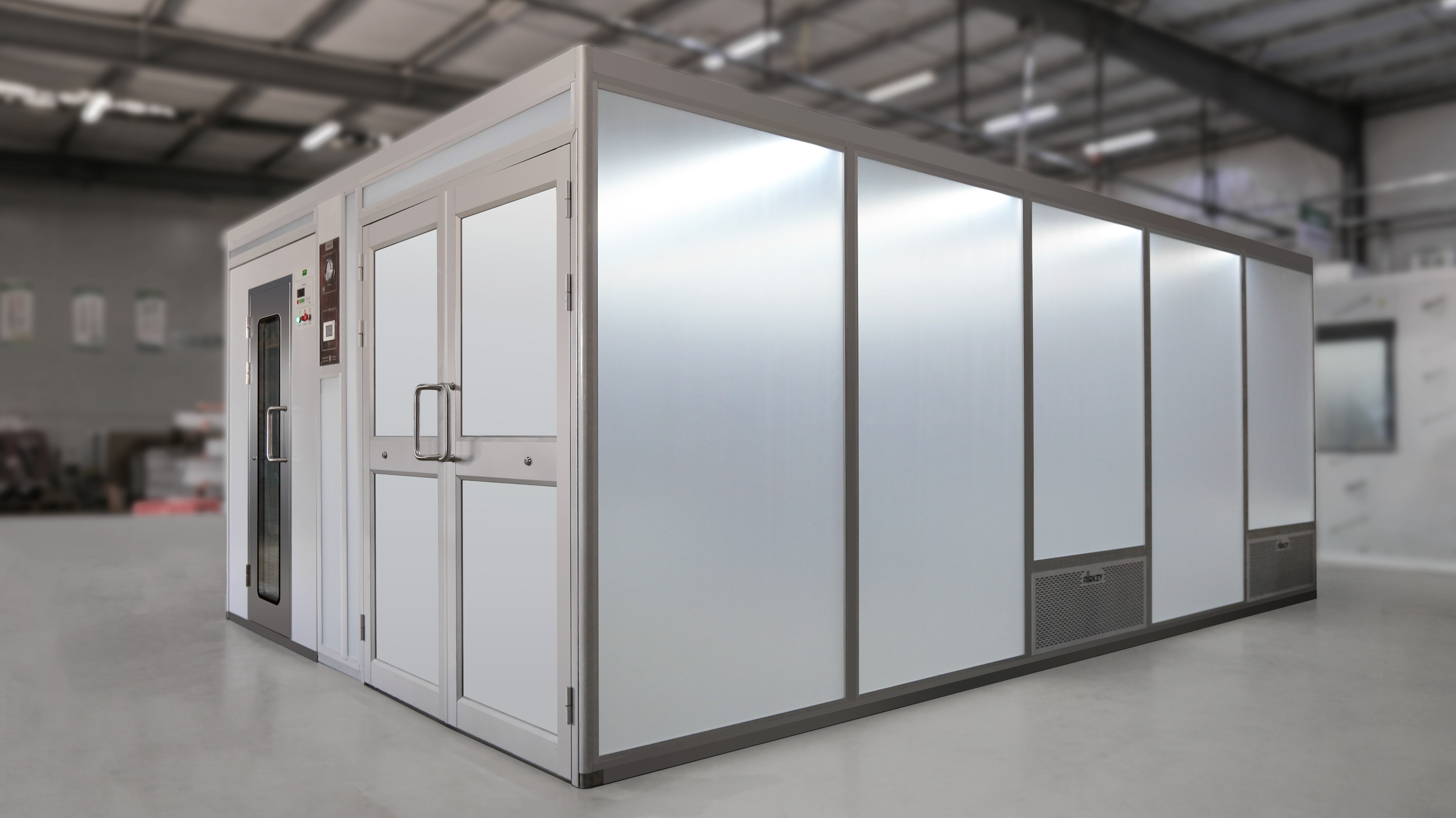 What is the function of covings in modular cleanrooms?